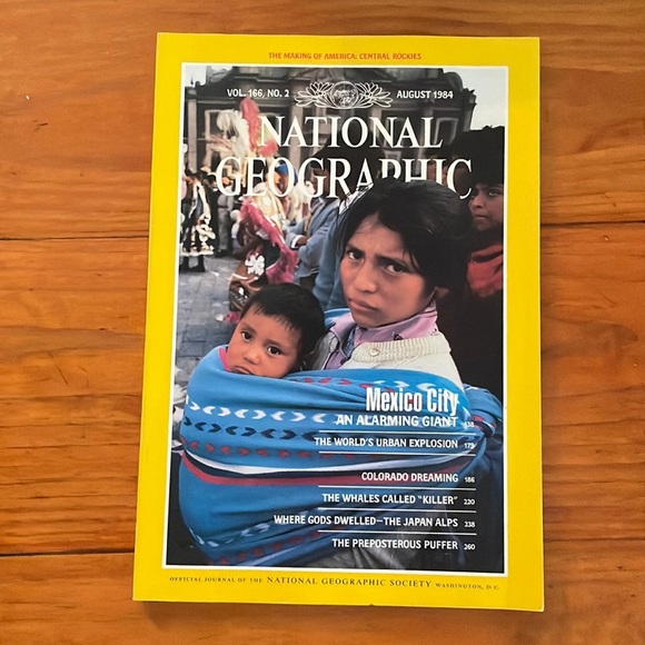NWOT Collectible Vintage National Geographic August 1984 Volume 166 No. 2 - Picture 1 of 16